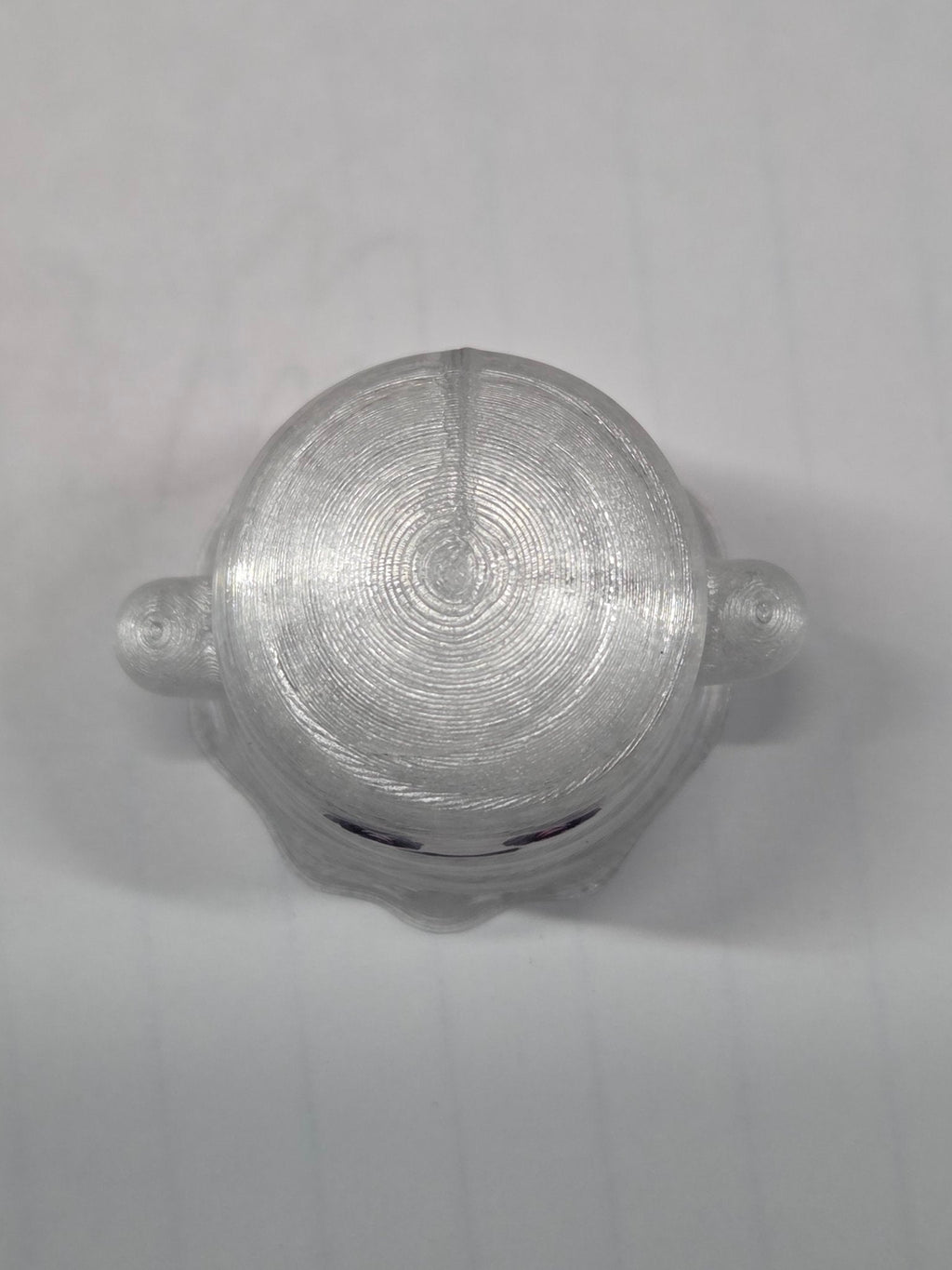 Mini translucent ghost, top view