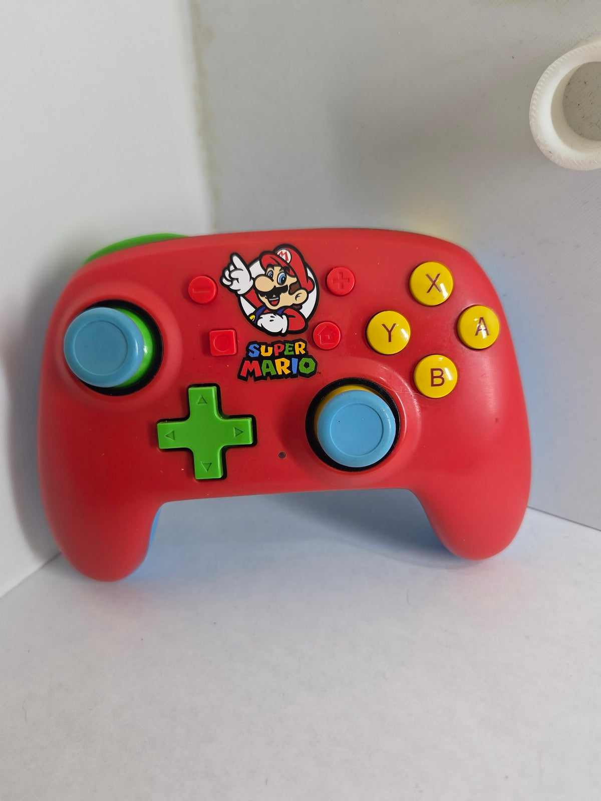PowerA Mario red Switch controller, front view