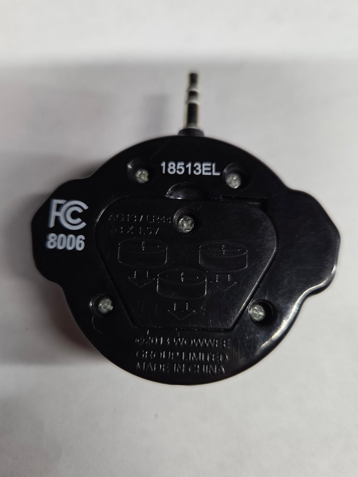 WowWee robot gadget, back with battery compartment