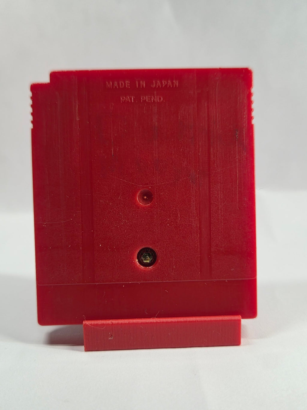 Pokémon Red Game Boy cartridge back