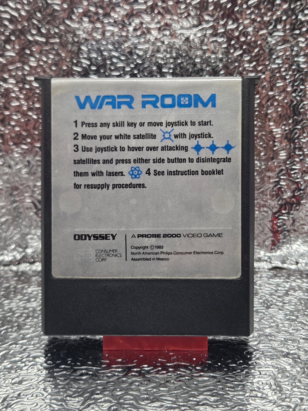 Title: War Room – Odyssey² / Probe 2000 Vintage Game Cartridge (1983)