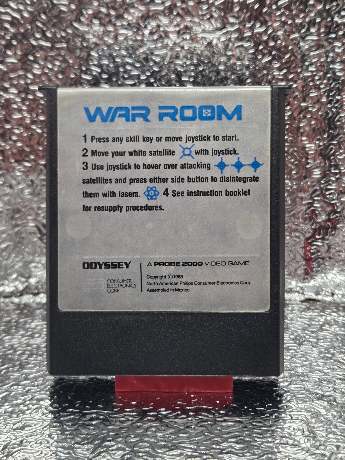 Title: War Room – Odyssey² / Probe 2000 Vintage Game Cartridge (1983)