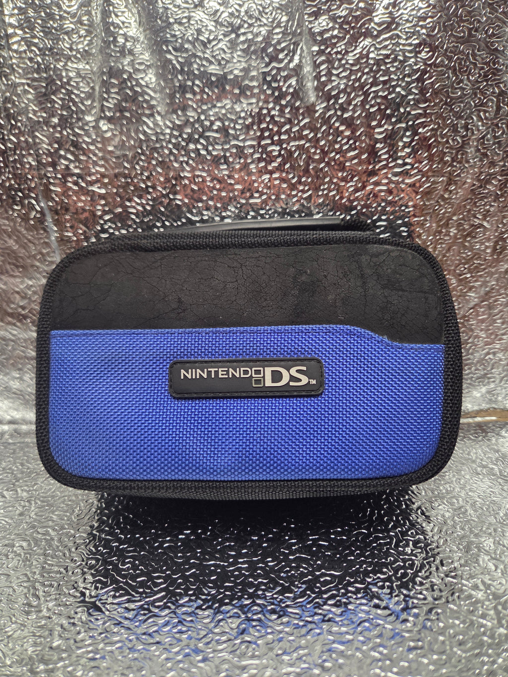 Nintendo DS Carrying Case – Blue & Black Travel Bag – Protective Storage