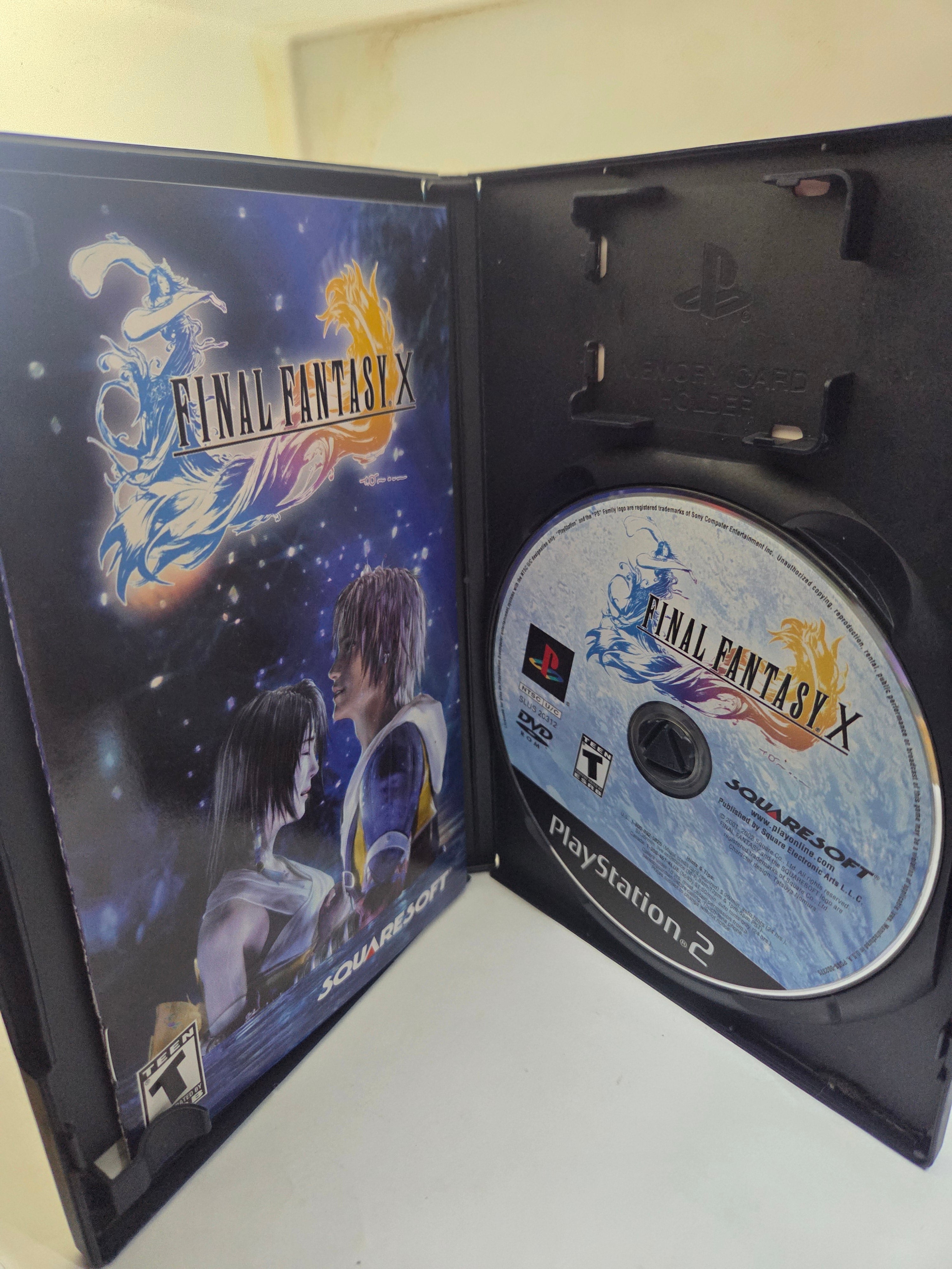 Final Fantasy X (PlayStation 2, 2001) – CIB Complete in Box – SquareSoft Classic