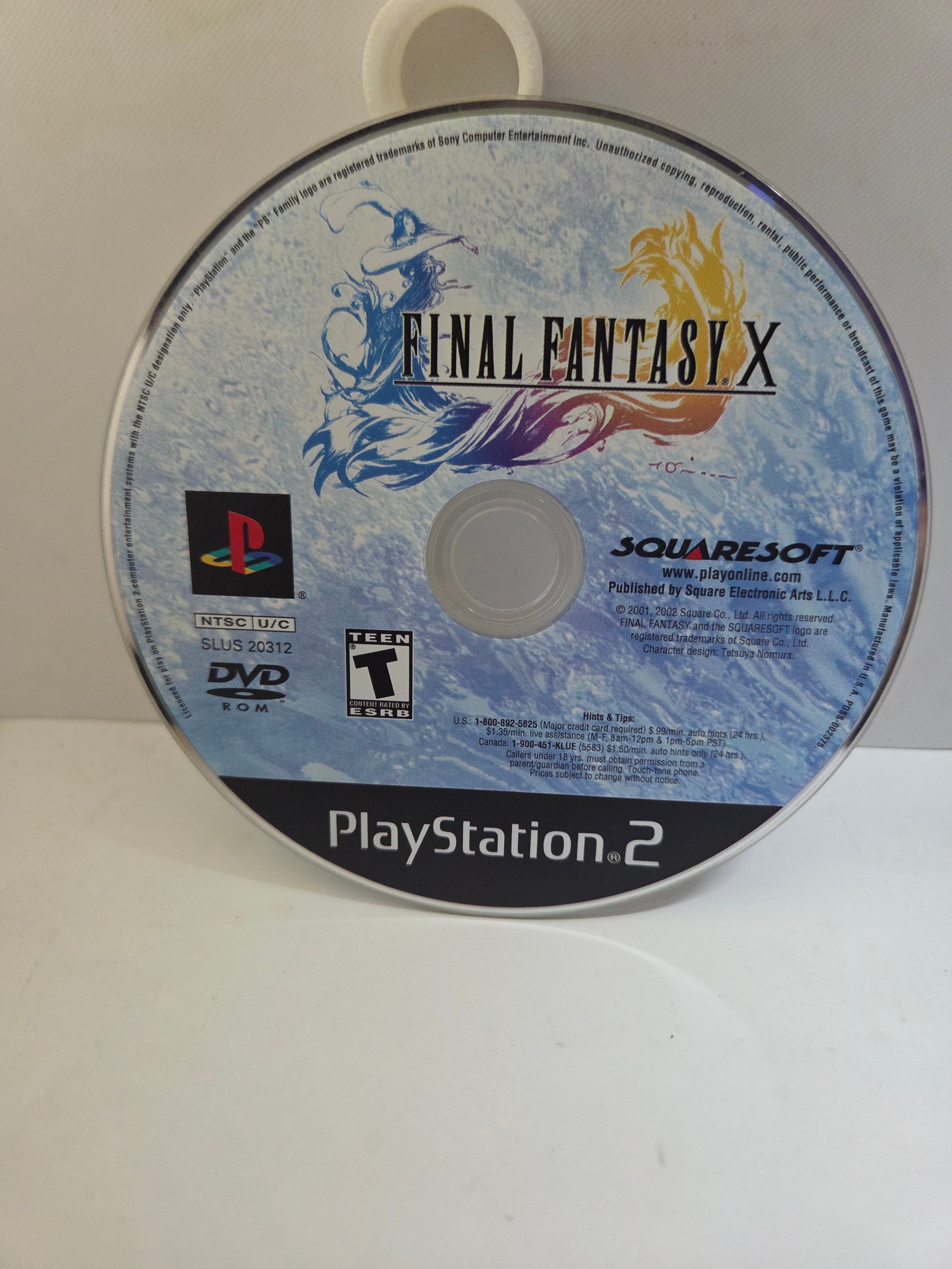Final Fantasy X (PlayStation 2, 2001) – CIB Complete in Box – SquareSoft Classic